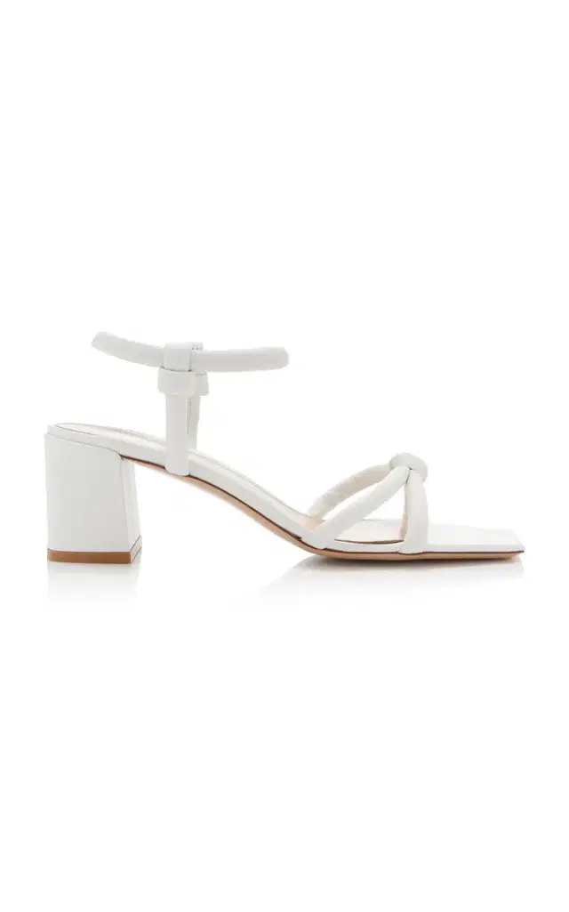 Gianvito Rossi Juno Knotted Leather Sandals