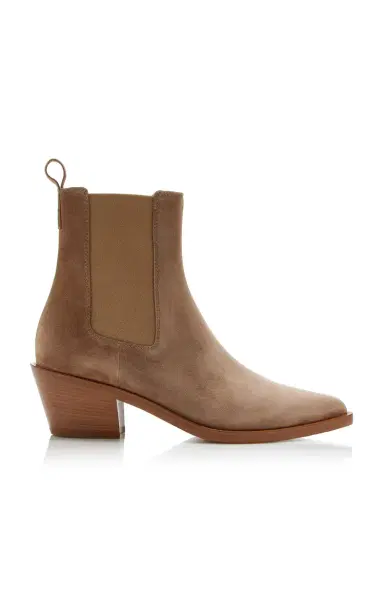 Gianvito Rossi Wylie Suede Ankle Boots | Thumbnail 1 Gianvito Rossi Wylie Suede Ankle Boots | Thumbnail 1