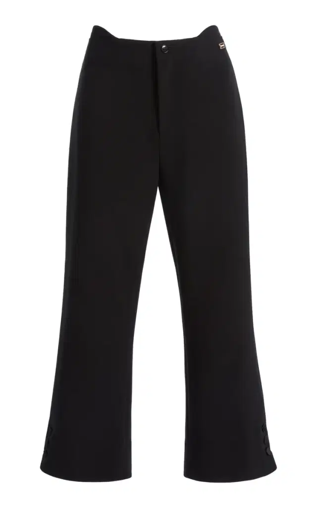 Victoria Beckham Tab-Detailed Cropped Pants