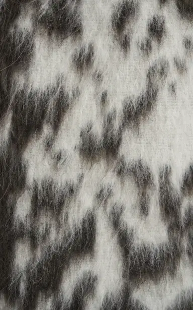 Dries Van Noten Sokna Cow-Motif Jacquard Midi Skirt - Brown | Thumbnail 5