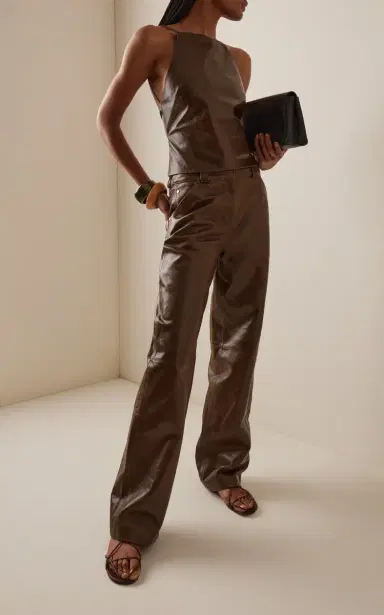 Cult Gaia Juji Leather Top | Thumbnail 3 Cult Gaia Juji Leather Top | Thumbnail 3