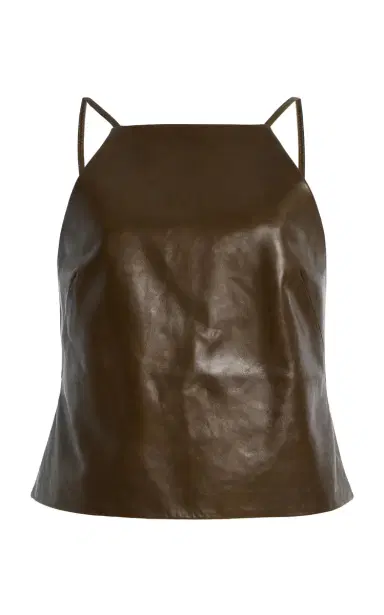 Cult Gaia Juji Leather Top | Thumbnail 7 Cult Gaia Juji Leather Top | Thumbnail 7