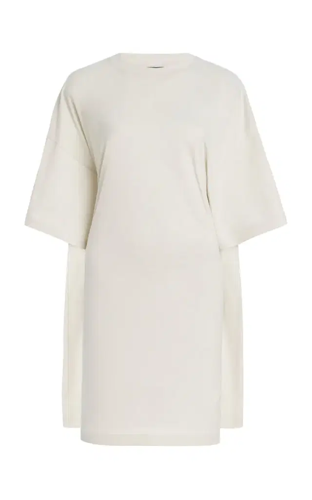Balenciaga Cotton Mini T-Shirt Dress