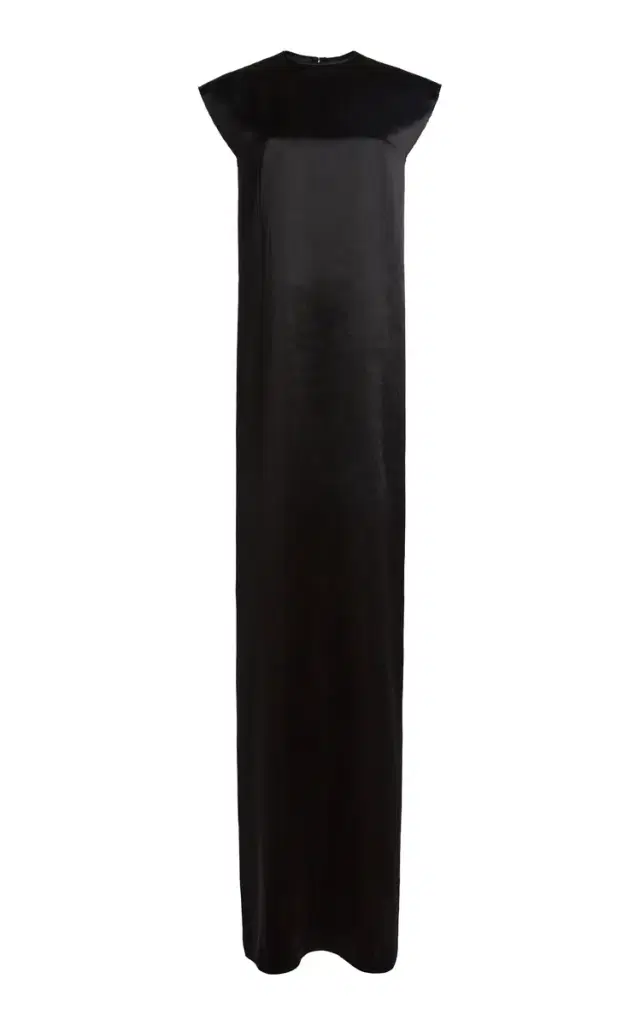 Balenciaga Satin Maxi Dress