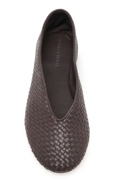 Bottega Veneta Intecciato Leather Ballet Flats | Thumbnail 3 Bottega Veneta Intecciato Leather Ballet Flats | Thumbnail 3