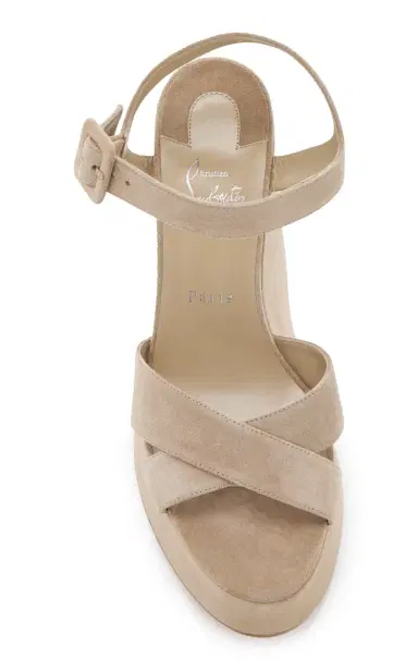 Christian Louboutin Supramariza 130mm Suede Platform Wedge Sandals | Thumbnail 3 Christian Louboutin Supramariza 130mm Suede Platform Wedge Sandals | Thumbnail 3