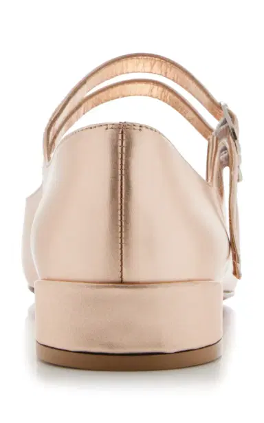 Christian Louboutin Sweet Jane Metallic-Leather Flats | Thumbnail 6 Christian Louboutin Sweet Jane Metallic-Leather Flats | Thumbnail 6