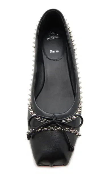 Christian Louboutin Mamadrague Spiked Leather Ballet Flats | Thumbnail 2 Christian Louboutin Mamadrague Spiked Leather Ballet Flats | Thumbnail 2