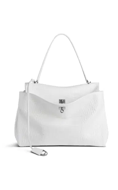 Balenciaga Rodeo Large Croc-Effect Leather Top Handle Bag | Thumbnail 4 Balenciaga Rodeo Large Croc-Effect Leather Top Handle Bag | Thumbnail 4