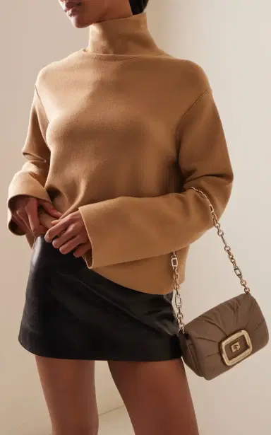 Roger Vivier Viv' Choc Me Leather Mini Bag | Thumbnail 2 Roger Vivier Viv' Choc Me Leather Mini Bag | Thumbnail 2