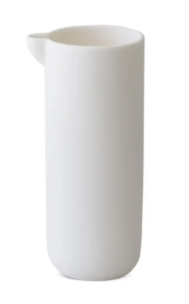 Modern Resin Carafe - White