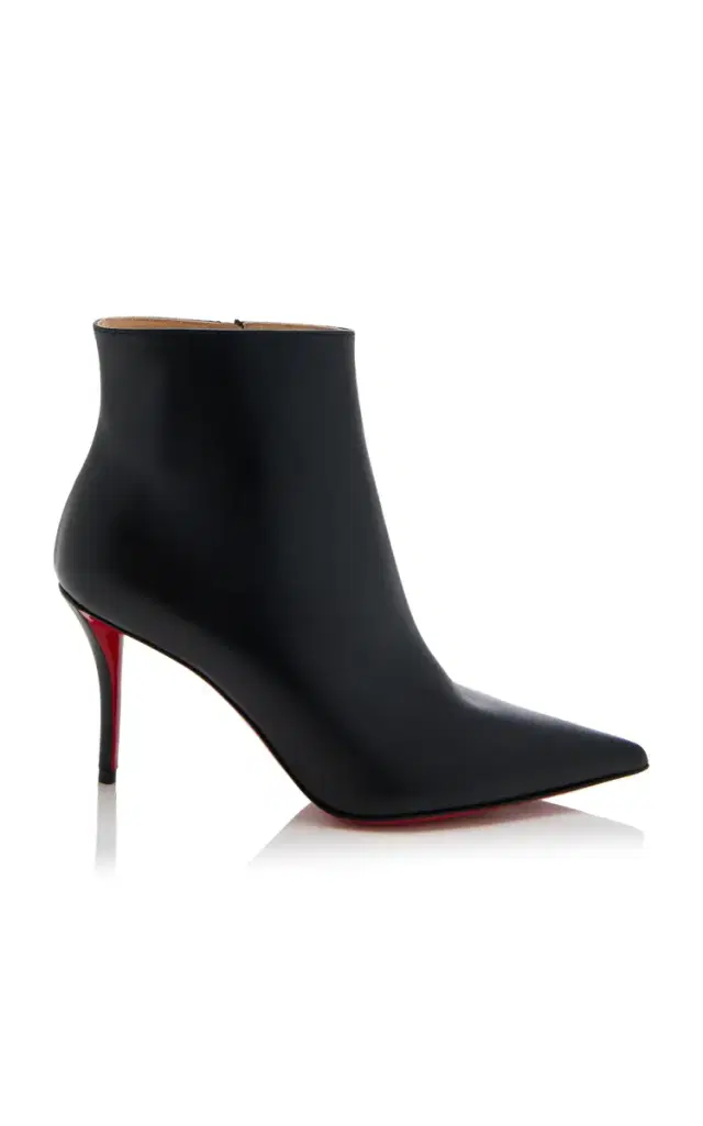 Christian Louboutin So Apostropha 80mm Leather Ankle Boots