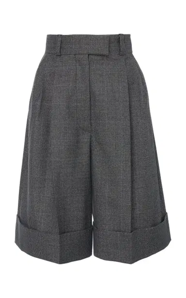 Miu Miu Cuffed Knee-Length Shorts | Thumbnail 1