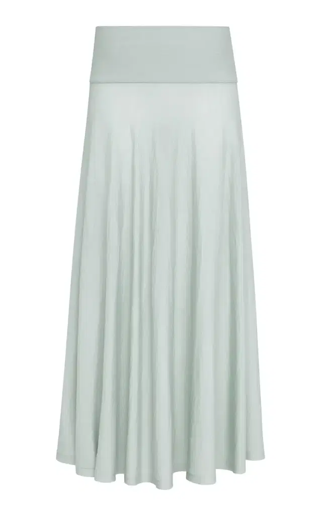 ALAÏA Knit Wool Maxi Skirt