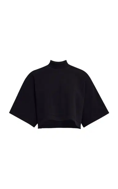 Alaïa Oversized Cotton-Wool Crop Top | Thumbnail 5 Alaïa Oversized Cotton-Wool Crop Top | Thumbnail 5