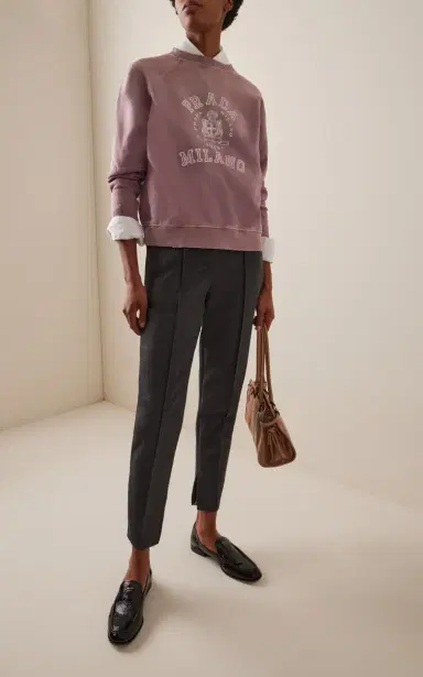 Prada Cotton Sweatshirt | Thumbnail 2 Prada Cotton Sweatshirt | Thumbnail 2