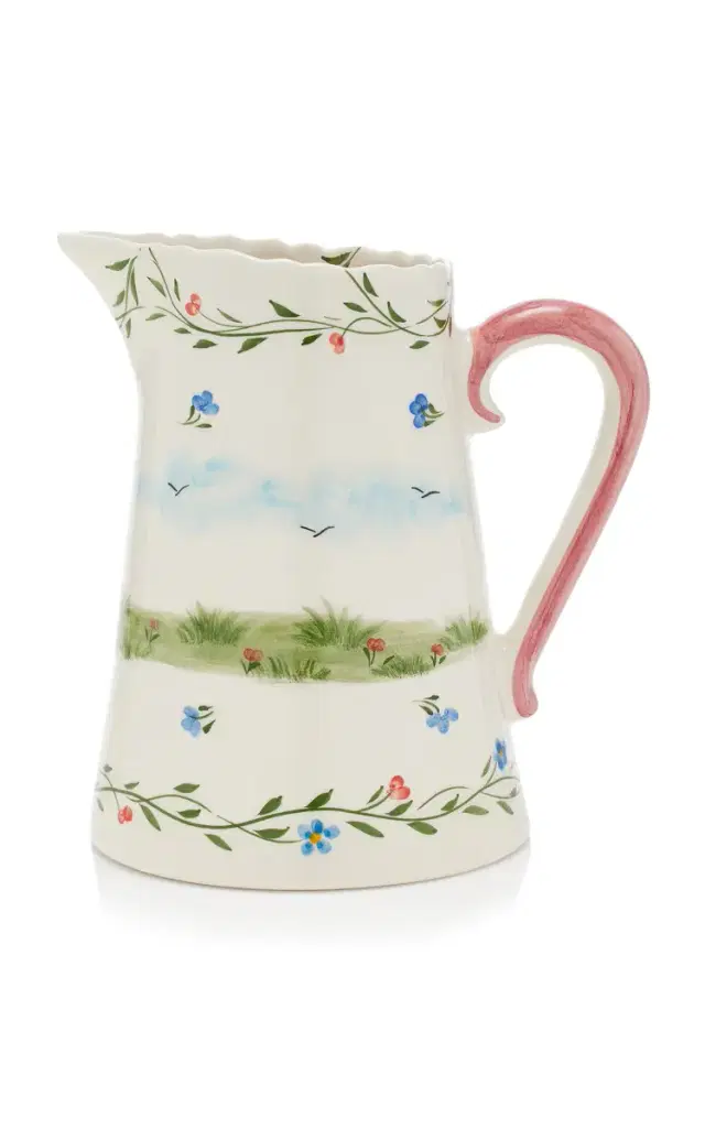 Landscape Ceramic Jug - Pink