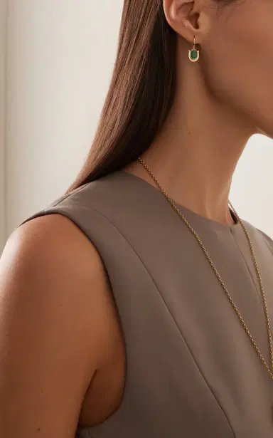 Annette Ferdinandsen Emerald Paloma Earrings | Thumbnail 2