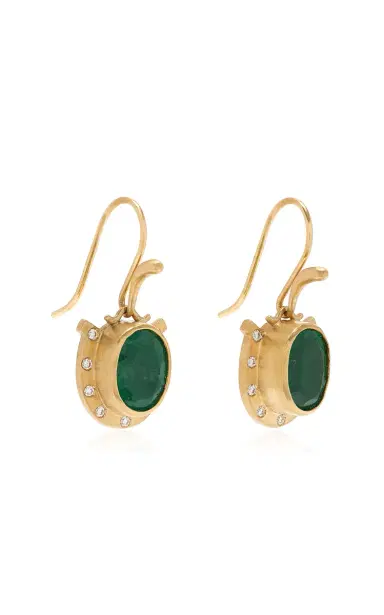 Annette Ferdinandsen Emerald Paloma Earrings | Thumbnail 3