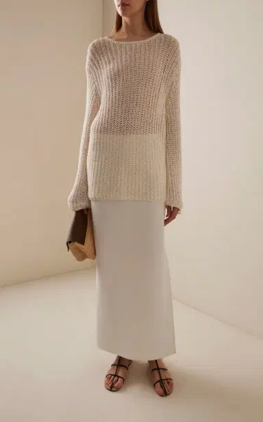 Khaite Elowen Knit Cotton Sweater | Thumbnail 2