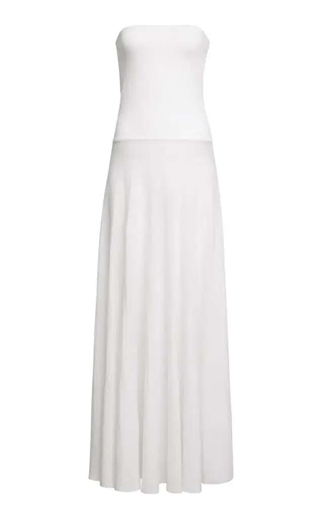 Strapless Linen Maxi Dress Strapless Linen Maxi Dress