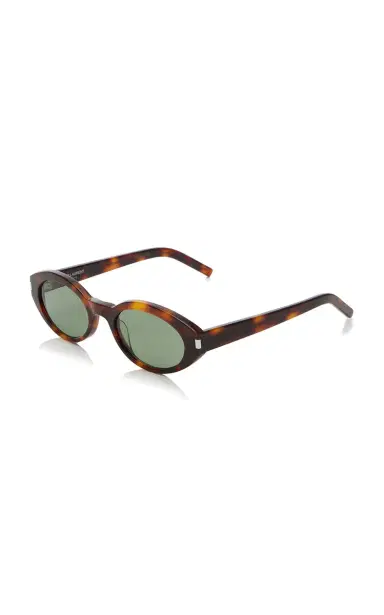 Saint Laurent Round-Frame Acetate Sunglasses | Thumbnail 3 Saint Laurent Round-Frame Acetate Sunglasses | Thumbnail 3