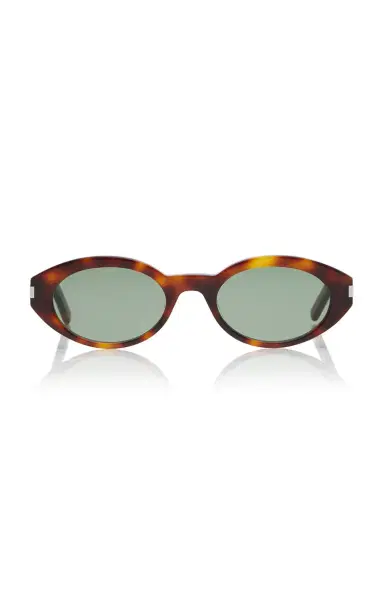 Saint Laurent Round-Frame Acetate Sunglasses | Thumbnail 1 Saint Laurent Round-Frame Acetate Sunglasses | Thumbnail 1