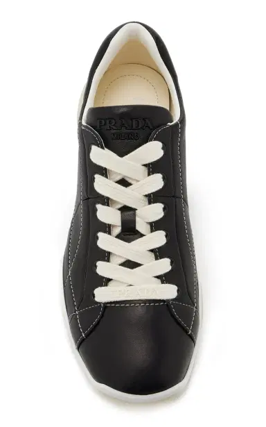 Prada Leather Sneakers | Thumbnail 3