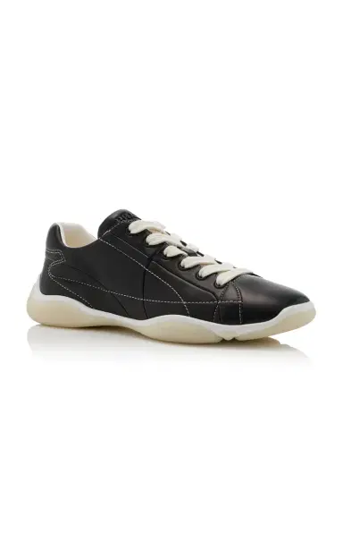Prada Leather Sneakers | Thumbnail 4