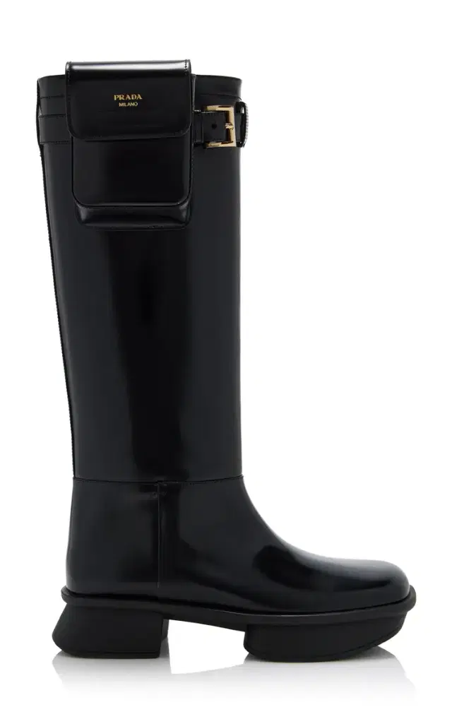 Prada Re-Edition 1999 Equal Leather Knee Boots