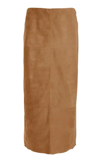 Proenza Schouler Nadia Suede Maxi Skirt | Thumbnail 1