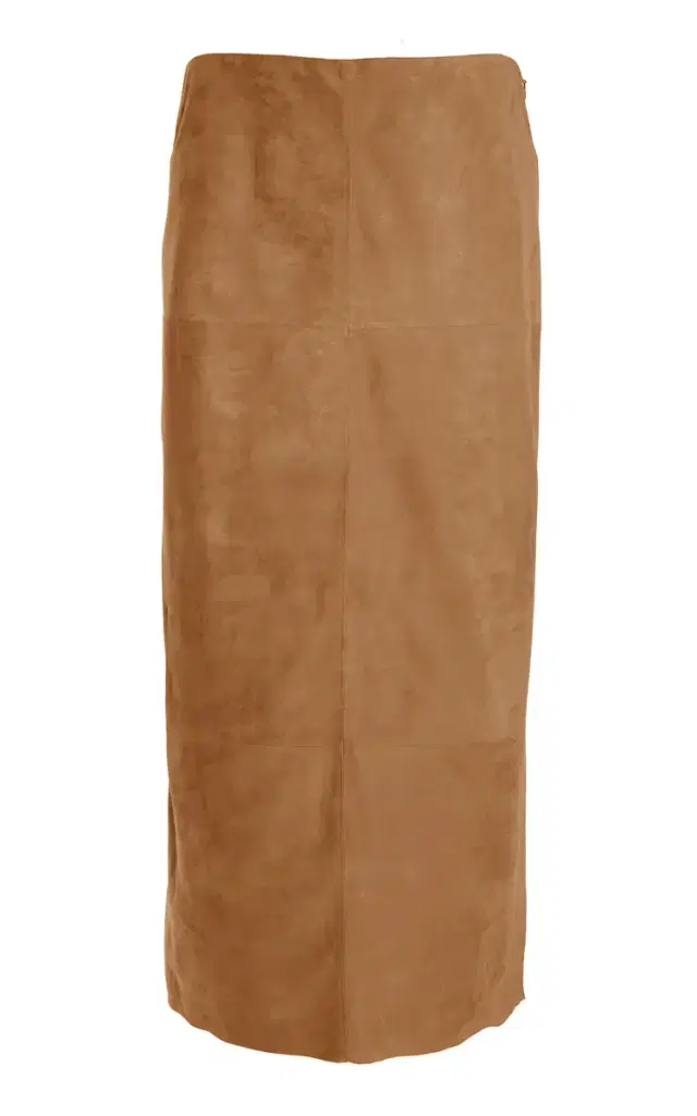 Nadia Suede Maxi Skirt