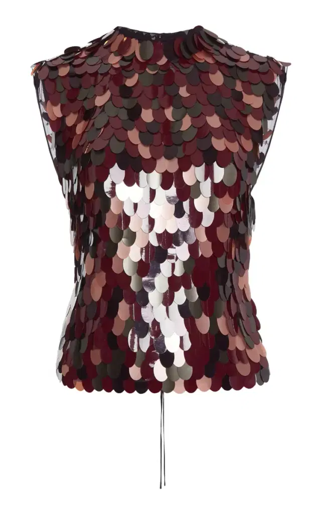 Carmasa Paillette-Embellished Top