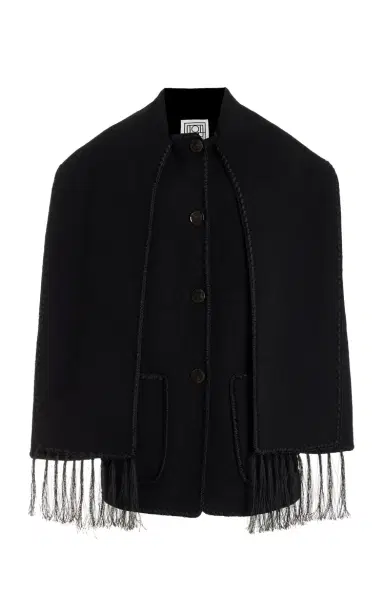 Toteme Embriodered Wool-Blend Scarf Jacket | Thumbnail 1
