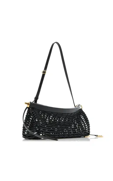 Alaïa Le Click East/West Medium Braided Leather Bag | Thumbnail 2 Alaïa Le Click East/West Medium Braided Leather Bag | Thumbnail 2