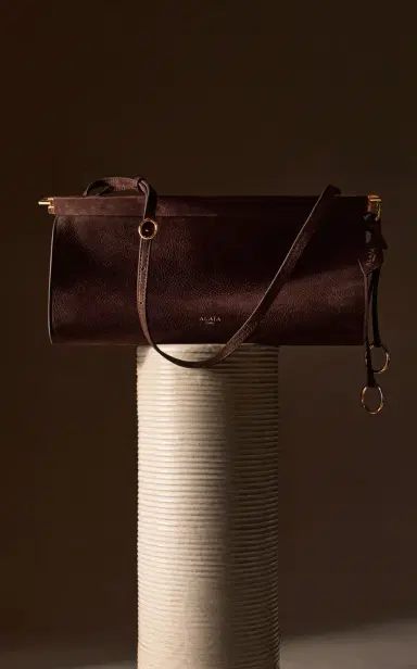 Alaïa Le Click E/W Medium Nubuck Bag | Thumbnail 2