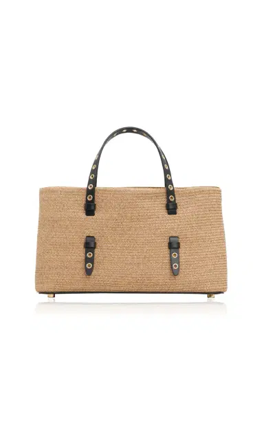 Alaïa La Mina E/W 25 Straw Bag | Thumbnail 4 Alaïa La Mina E/W 25 Straw Bag | Thumbnail 4