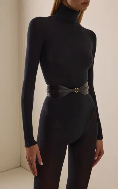 ALAÏA Large Leather Belt | Thumbnail 2 ALAÏA Large Leather Belt | Thumbnail 2