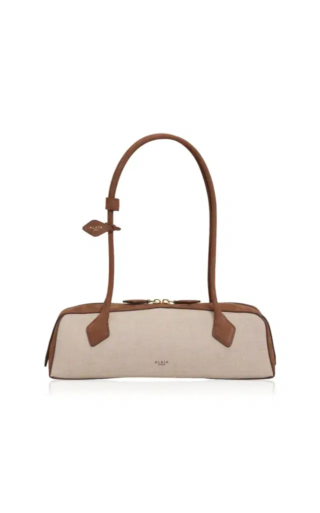 ALAÏA Le Teckel Medium Canvas Bag