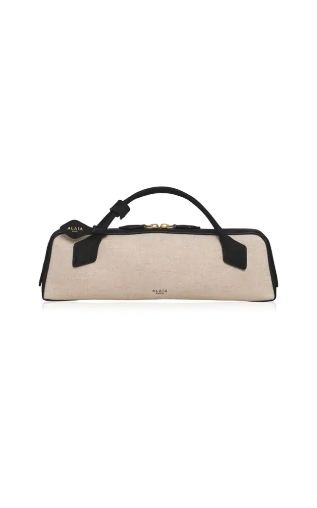 ALAÏA Le Teckel Canvas Clutch