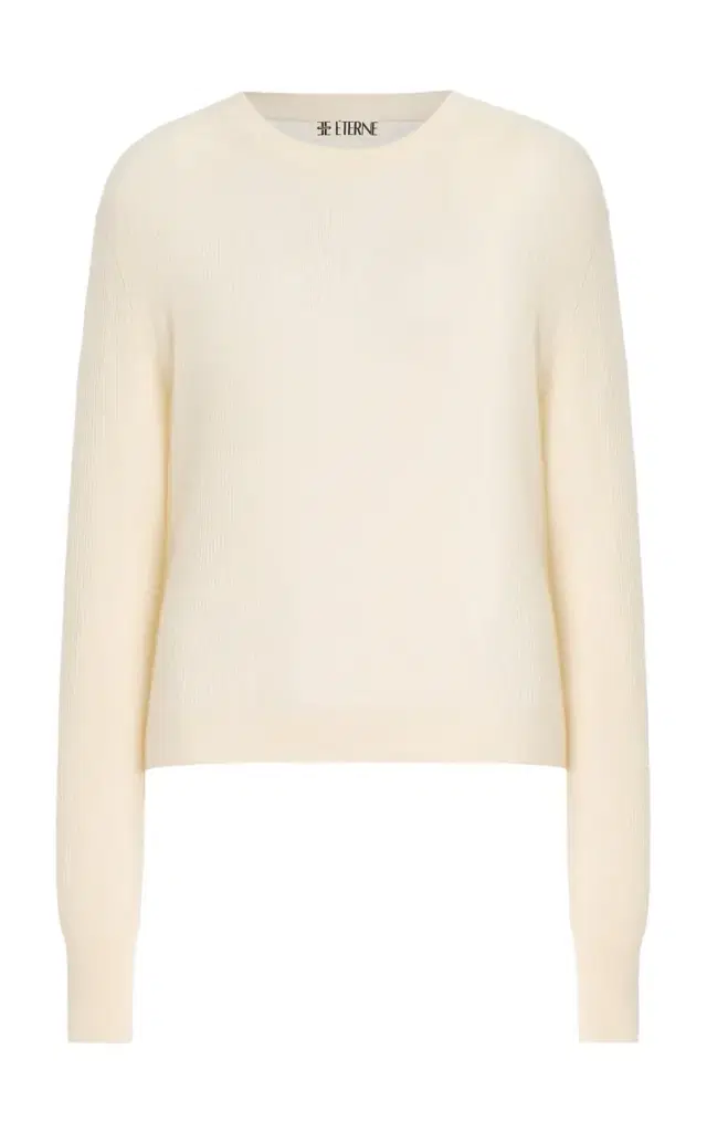 Clark Ribbed Cashmere T-Shirt