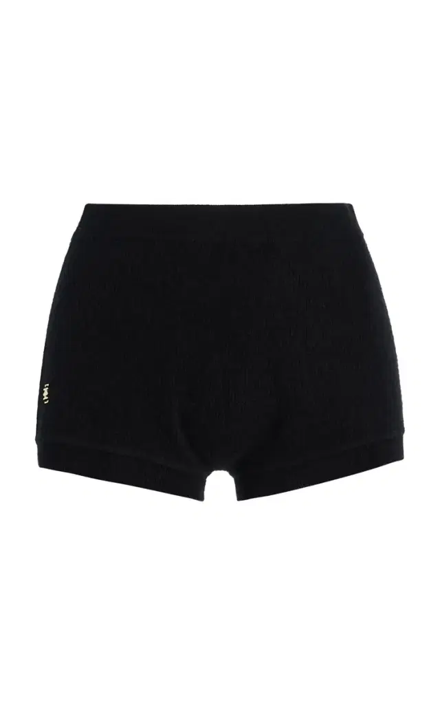 Ribbed Cashmere Bloomer Shorts