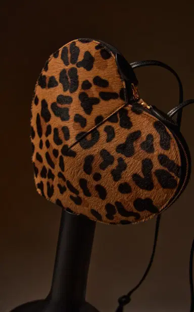 Alaïa Le Coeur Leopard-Print Pony Hair Bag | Thumbnail 2 Alaïa Le Coeur Leopard-Print Pony Hair Bag | Thumbnail 2