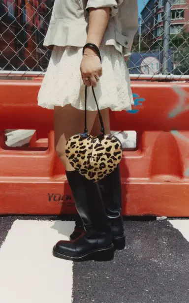Alaïa Le Coeur Leopard-Print Pony Hair Bag | Thumbnail 3 Alaïa Le Coeur Leopard-Print Pony Hair Bag | Thumbnail 3