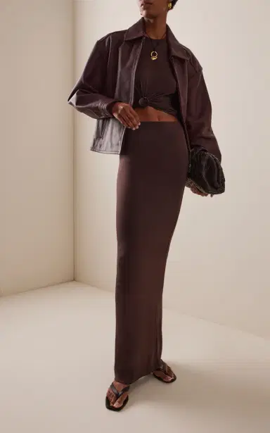 ÉTERNE Jersey Maxi Skirt | Thumbnail 2 ÉTERNE Jersey Maxi Skirt | Thumbnail 2