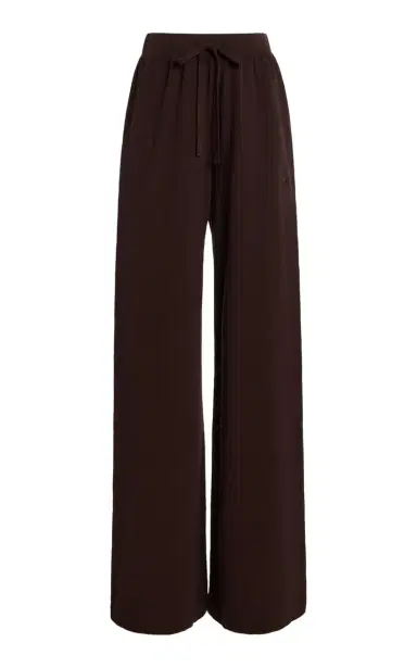 Éterne Drawstring Cotton Wide-Leg Sweatpants | Thumbnail 1 Éterne Drawstring Cotton Wide-Leg Sweatpants | Thumbnail 1