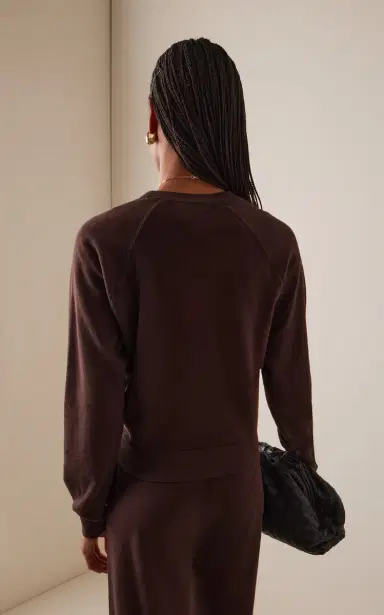 ÉTERNE Shrunken Cotton Sweatshirt | Thumbnail 5 ÉTERNE Shrunken Cotton Sweatshirt | Thumbnail 5