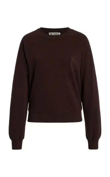 ÉTERNE Shrunken Cotton Sweatshirt | Thumbnail 1 ÉTERNE Shrunken Cotton Sweatshirt | Thumbnail 1