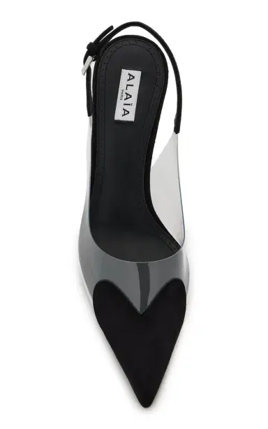 Alaïa Le Cœur Suede Slingback Pumps | Thumbnail 2 Alaïa Le Cœur Suede Slingback Pumps | Thumbnail 2