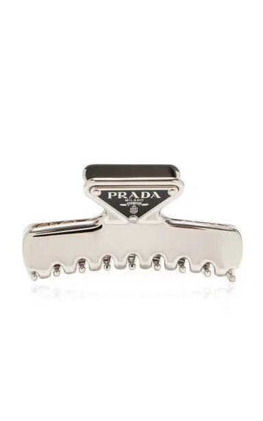 Prada Metal Hair Clip | Thumbnail 1 Prada Metal Hair Clip | Thumbnail 1